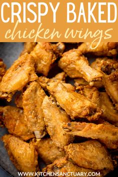 fried chicken wings on a plate ready to be eaten