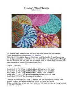 the instructions for crochet granny's afghans are shown in this page