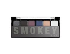 NYX Cosmetics The Smoky Eyeshadow Palette Smokey Eyeshadow Palette, Smoky Eyeshadow, Smokey Eyeshadow, Cheap Beauty Products, Ingredient List, How To Apply Eyeliner, Magnesium Stearate, Mac Makeup, Makeup Eyelashes