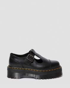 Dr Martens Bethan, Mary Jane Shoes Black, Mary Jane Platform Shoes, Zapatos Mary Jane, Mary Jane Shoes Flat, Black Platform Shoes, Chunky Shoes, Platform Mary Janes, Mary Jane Flats