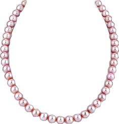 Pink Akoya Pearl Necklaces With Round Beads, Pink Akoya Pearl Round Bead Necklace, Pink Single Strand Akoya Pearl Necklace, Pink Akoya Pearl Single Strand Necklace, Pink Akoya Pearl Necklace With Round Beads, Elegant Pink Necklaces With 8mm Beads, Formal Pink Pearl Necklace With Pearl Charm, Formal Pink Pearl Drop Necklace, Formal Pink Akoya Pearl Necklace