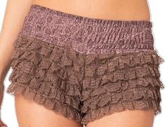 Ruffle Bloomers, Shorts Y2k, Short Loungewear, Bloomers Shorts, Boys Bottoms, Casual Summer Tops, Ruffle Shorts, Lounge Shorts, Lace Ruffle