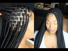 Knotless Box Braids - Everything You Need To Know - Slow Motion [Video] - Black Hair Information Slow Video, Braids Fashion, Box Braid Hair, Braids Knotless, Knotless Box Braids, Small Box Braids, Jumbo Box Braids