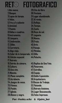 a poster with the names and dates of different sports teams in spanish, english and spanish