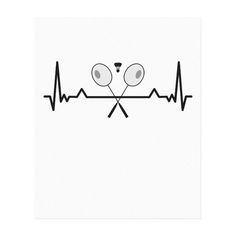 Badminton Heartbeat Gift Mom Dad Canvas Print Size: Extra Large. Gender: unisex. Age Group: adult. Badminton Painting, Painting Drawing Ideas, Sport Canvas, Painting Ideas On Canvas, Trendy Tattoos, Badminton, In A Heartbeat, Mom Dad, Mom And Dad