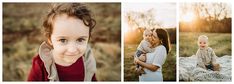 three pictures of a woman holding a baby in her arms and smiling at the camera