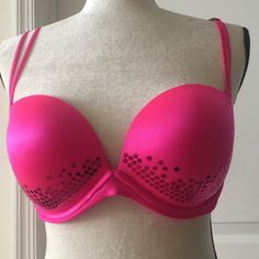 Beautiful Bras With Sequins. All Tags Attached. Comes With Extra Pair Of Clear Straps In A Cute Bag. Bundle With My Other Bras To Save On Shipping Costs. Party Bra With Removable Pads And Stretch Fit, Strapless Seamless Bra For Party, Victoria's Secret Party Bra With Removable Pads, Strapless Party Bra With Padded Cups, Summer Push-up Bra For Night Out, Summer Night Out Push-up Bra, Summer Party Push-up Bra, Low-cut Seamless Bra For Party, Low-cut Seamless Party Bra