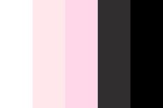 a black and pink color scheme with white background