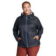 If you're serious about all-season outdoor adventures, or if you just occasionally find yourself in a downpour, this rain jacket is for you. The ultralight nylon shell is fully waterproof and breathable with seam-sealed construction and features a durable, water-repellent finish that causes moisture to bead and roll off rather than soak into the fabric. Because it's lightweight and folds compactly into the right hand zip pocket, it's easy to tuck into a pack, bag, or briefcase so you're always p Weatherproof Nylon Raincoat For Outdoor Work, Nylon Raincoat With Adjustable Hood For Outdoor Work, Weatherproof Nylon Windbreaker For Rainy Weather, Packable Nylon Outerwear For Outdoor Activities, Durable Nylon Windbreaker For Fall, Travel Windbreaker Nylon Weatherproof, Functional Nylon Raincoat For Camping, Durable Nylon Outerwear For Rainy Weather, Packable Nylon Outerwear For Hiking