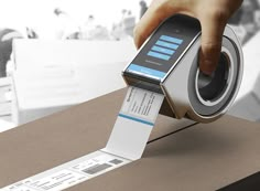 a person using a smart device to scan a ticket