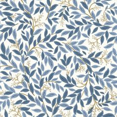 Willowberry Blue/White Peel & Stick Wallpaper by York Wallcoverings Top Wallpaper, Blue And White Wallpaper, Commercial Wallpaper, The Company Store, York Wallcoverings, Peel And Stick Vinyl, Peel Stick Wallpaper, Wallpaper Designs, Burke Decor