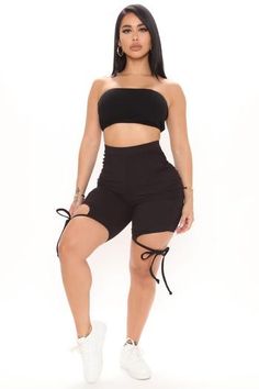 Rough Rider Biker Shorts - Black, Shorts | Fashion Nova Black Shorts Fashion, Black Biker Shorts, The Rush, Shorts Fashion, Fashion Nova Models, Review Fashion, Fashion Nova Jeans, Womens Loungewear, Biker Shorts