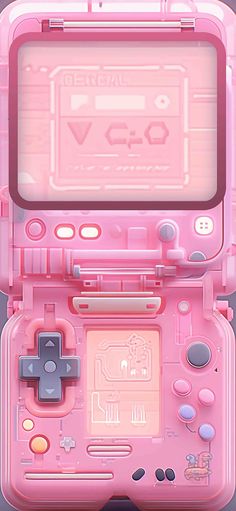 a pink nintendo wii game console case