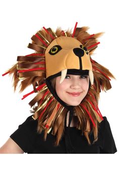 PRICES MAY VARY. Size: Standard 100% polyester Felt, tulle and ribbon accent as the mane Plush facial features Size adjuster inside the hat One size fits most adults and kids This is a Luna Lovegood Lion Hat. Luna Lovegood Lion Hat, Luna Lovegood Lion, Weird Hats, Luna Lovegood Costume, Harry Potter Halloween Costumes, House Elves, Harry Potter Accessories, Lion Hat, Harry Potter Luna Lovegood