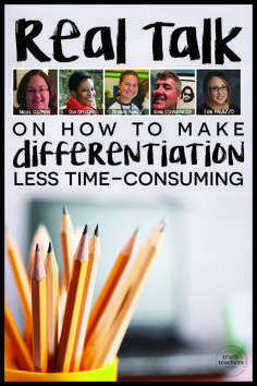 a book cover with pencils in a cup and the title real talk on how to make different consumption less time consuming