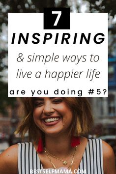 These tips and ideas are all about how to live a happier life. Use them as inspiration to improve your life in big and small ways starting today. Morning Routine Productive, Morning Routine Checklist, Happier Life, Happy Life