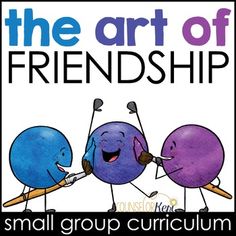 an advertisement for the art of friendship