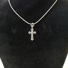 18 Inch Chain Silver Toned Comes In Gift Box Cross Pendant For Men, Chrome Hearts Jewelry, Strength Bracelet, Character Studies, Hearts Jewelry, Dope Clothes, Mens Cross Necklace, Shark Tooth Necklace, Southwest Jewelry