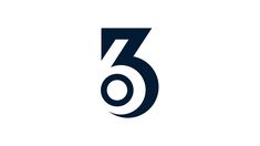 the number six is shown in black and white