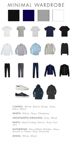 Minimalist Wardrobe Men, Male Fashion Advice, Capsule Wardrobe Men, Wardrobe For Men, Men's Capsule Wardrobe, Wardrobe Men, Mens Wardrobe Essentials, Mens Wardrobe, Minimalist Fashion Men