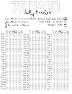 45 Hard Challenge, 75 Hard Bullet Journal, 75 Hard Calendar, 75 Hard Challenge Diet Plan, 75 Hard Challenge Before And After, 75 Hard Checklist