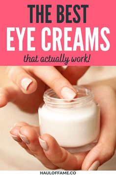 We've worked hard to research and due diligence all the best eye creams around to bring you 5 best eye creams that actually work! Whether you're on the hunt for an eye cream for dark circles, wrinkles, puffiness, diy eye cream, for your 20s, 30s, 40s, or even over 50, bags under eyes, or anti aging we've got the absolute elite right here including drugstore and high end too! Your under eye area will be looking refreshed and alive again in no time! For Dark Circles Under Eyes, Bags Under Eyes, Cream For Dark Circles, Diy Eye Cream