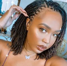 Micro Locs Hairstyles, Small Locs, Loc Ideas, Micro Locs, Sister Locs, Short Locs Hairstyles, Loc Journey, Twist Braid Hairstyles, Hair Twist Styles