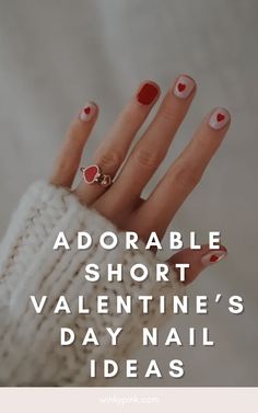 From sweethearts and playful polka dots to minimalist accents and glittery details, there are endless ways to make your short nails stand out. Whether you prefer a classic look or something trendy and fun, these short Valentine’s Day nail ideas are packed with nail inspo to help you create a manicure that’s both cute and practical. Get ready to fall in love with your nails this Valentine’s Day! Valentine's Day Nails. February Nails