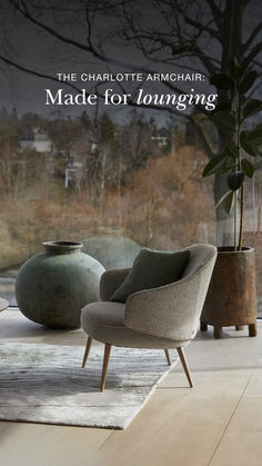 Snuggle up in the Charlotte armchair, where its soft arms wrap around you, bringing warmth and comfort to any space. Perfect for embracing that hygge home feeling, this chair is a must for creating a cozy corner during the winter months. Let the Danish home aesthetic inspire your winter interior design with a space made for relaxation.

Follow the link to discover chairs. Home Feeling, Big Personality