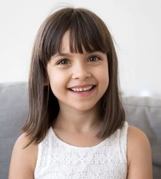 70 Cute & Trendy Bob Haircuts for Little Girls – Hairstyle Camp Bob Cut For Girls Kids, Preschool Bob Haircut, Bob Haircut For Girls Kids, Shoulder Length Kids Haircut, Preschool Girl Haircut, Girl Haircut With Bangs Kids, Bangs For Girls Kids Haircuts, Girls Bangs Haircut, Toddler Girl Bob Haircut