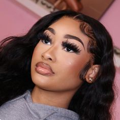 Follow TheeBlackBarbie Big Lashes Makeup Look, Big Lashes Makeup, Lashes Makeup Look, Goth Glam Makeup, Natural Beat, Soft Goth, Makeup Favorites