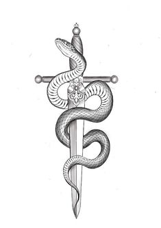 Aesthetic Snake Tattoo, Snake And Dagger Tattoo Design, Dagger Tattoo For Men, Throne Aesthetic, Snake Dagger Tattoo, Duet Aesthetic, Danny Tattoo, Hermes Tattoo, Wrist Tats