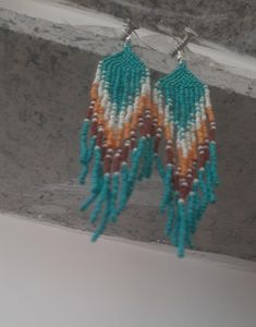 Garden Earrings, Handmade Earring, Beads Handmade, Seed Bead Earrings, Large Earrings, Handmade Earrings, Beaded Earrings, Nativity, Seed Beads