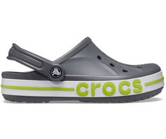 The Bayaband Clog - a go-anywhere style staple featuring a sleek, fashion-athletic spirit that lets you slide in and stay cool. Shop athletic clogs from Crocs! Bayaband Crocs, Cheap Crocs, Lime Punch, Clogs Style, Crocs Clogs, Shoes Teen, Luxury Clothes, Kids Items, Tiny Humans