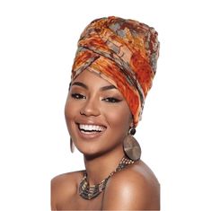 You Can Wear This Beautiful Head Wrap With Lipstick And A Pair Of Earrings, Even With A Velvet Or Silicone Wig Band That Looks Royalty, Graceful And Stylish! Women Classic Turban Head Wrap - A Versatile 4-In-1 Design, The Urban Wraps For African American Women Are Different From Normal Headbands, Can Be Served As Turban, Scarf, Shawl And Veil, Suitable For A Variety Of Hair Styles And Offering Proper Styling, Practical, Functional, More Convenient, And Fashionable To Fit Your Outfits. Kente Prin African Shawl, Turban Scarf, Knot Turban Headband, Head Wrap Styles, African Head Wraps, Vintage Headbands, Head Wrap Scarf, Turban Headwrap, Boho Headband