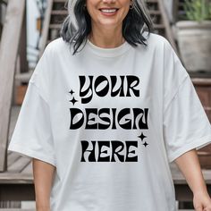 ✮RESOLUTION 1024*768 PIXELS ✮Enhance your design presentations with our tshirt mockup. ✮This digital t-shirt mockup features a clean, blank and neutral template that creates the perfect backdrop for any design. ✮Ideal for casual wear collections, this t-shirt mockup showcases your work in a modern and relatable environment. ✮The t-shirt template is crafted for ease of use, ensuring a seamless experience for designers and entrepreneurs alike. ✮Highlight your unique designs with this versatile and Modern Branded Crew Neck T-shirt, White Crew Neck T-shirt For Customization, Customizable Basic White T-shirt, Customizable White Streetwear T-shirt, Customizable White T-shirt For Streetwear, White Relaxed Fit T-shirt For Customization, White Basic T-shirt With Graphic Design, Modern Branded Short Sleeve T-shirt, Customizable Graphic Tee With Relaxed Fit