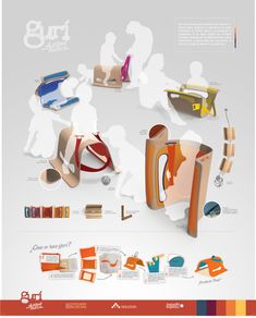 an advertisement with different types of furniture on it