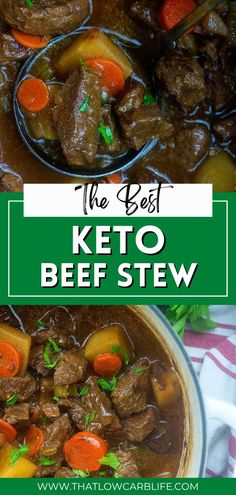 the best keto beef stew recipe with carrots and celery