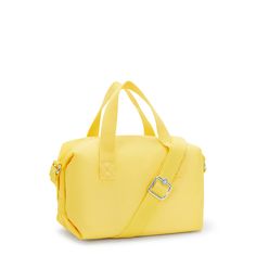 The perfect mini bag to tackle your on-the-go lifestyle. Roomy enough to fit all the essentials and light enough to tote for a whole day of errands or adventure. Versatile Travel Satchel With Adjustable Handle, Trendy Travel Satchel With Adjustable Handle, Trendy Everyday Crossbody Travel Bag, Trendy Travel Bag With Removable Pouch For Daily Use, Functional Yellow Bag For Everyday Use, Casual Nylon Bag With Top Carry Handle, Casual Duffle Bag With Detachable Strap, Trendy Weekender Satchel With Removable Pouch, Trendy Satchel Weekender Bag With Removable Pouch