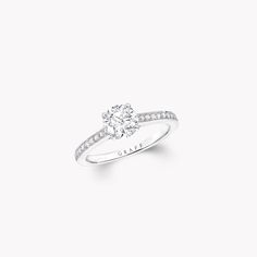 Graff Ring Engagement, Graff Rings, Graff Diamond Ring, Graff Ring, Graff Engagement Ring, Gold Set Design, Diamond Shaped Engagement Ring, Carat Sizes, Brilliant Cut Diamond Engagement Ring