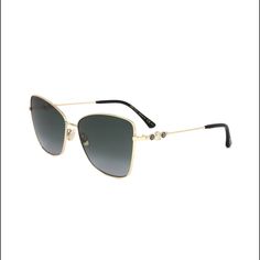 Nwt Jimmy Choo Sunglasses Women's Teso 59mm Sunglasses. Comes With The Sunglasses, Sunglasses Case, Lens Wipe, And Small Replacement Parts For The Detailing On The Sides Of The Sunglasses. Introducing The Jimmy Choo Women's Teso 59mm Sunglasses, A Stunning Addition To Any Fashion-Forward Woman's Accessory Collection. These Sunglasses Perfectly Capture The Essence Of The Jimmy Choo Brand - Born In London In The Early 90's, Jimmy Choo Revolutionized Luxury Brands By Bringing Shoes And Handbags To Elegant Glass Aviator Sunglasses With Tinted Lenses, Elegant Square Frame Aviator Sunglasses With Uv Protection, Elegant Glass Aviator Sunglasses With Polarized Lenses, Elegant Glass Aviator Sunglasses With Uv Protection, Elegant Aviator Sunglasses With Uv Protection, Elegant Glass Aviator Sunglasses, Elegant Glass Aviator Sunglasses For Formal Occasions, Elegant Aviator Sunglasses With Metal Frame, Elegant Square Frame Aviator Sunglasses