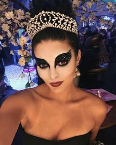 Black Swan Makeup, Adult Mickey Mouse Costume, Frozen Costume Adult, Black Swan Costume, Fantasy Party, Couple Halloween Costumes For Adults, Doll Halloween Costume, Halloween Fairy, Disney Halloween Costumes