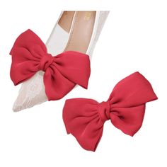 PRICES MAY VARY. Size: The size of this bow shoe clip is ca. 4.72x3.15 inch/12x8 cm(LxW). Material: These bow shoe clips are made of high quality satin fabric, which is soft and elegant. Exquisite design: Soft satin fabric coupled with solid color or dots print design, adding to the bow shape, which is beautifu and elegant. Wide application: It is recommended to be applied to shoes, hair accessories, bags, clothes, bouquets, hats, corsages and related items. Perfect gift: Our shoe buckles are ve Elegant Wedding Party, Shoes Decoration, Color Dots, Shoe Buckle, Buckle Bag, Mother Family, Buckle Bags, Bow Shoes, Decorated Shoes