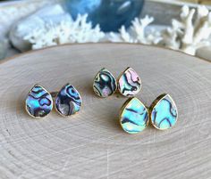 Mother of Pearl Earrings,Abalone Shell Earrings,MOP Studs Earrings,Teardrop Earrings Gold,Geometric Stud Earrings Gold, Bridesmaids Gift Turquoise Earrings Gold, Teardrop Earrings Gold, Raw Stone Earring, Gold Bridesmaids, Turquoise Stud Earrings, Studs Gold, Mother Of Pearl Earrings, Earrings Teardrop