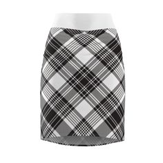 Comfortable and soft, this high quality AOP pencil skirt is cut close to the body. Inspired by the freedom of creativity, it's perfect for standing out on any occasion. .: 95% Polyester 5% Spandex .: Mid waist fit .: Printed on care label in black color .: White thread color .: Assembled in the USA from globally sourced parts Vacation Skirt, Black And White Plaid Skirt, Body Inspired, Plaid Party, Birthday Summer, Black And White Plaid, Womens Pencil Skirts, Care Label, Plaid Skirts