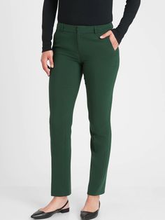 Washable Ryan BiStretch Slim Straight Pant | Banana Republic Factory Slim Straight Pants, Banana Republic Factory, Work Attire, Straight Pants, Casual Pants, Banana Republic, Capri Pants, Straight Leg, Pants For Women