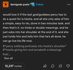 Percy Jackson angst / Hestia (PJO) / they're both done so dirty.... Merman Percy Jackson, Percy Jackson Thanatos, Percy Jackson Hestia, Scary Percy Jackson, Percy Jackson Head Canon Dark, Percy Jackson Abused, God Percy Jackson, Dark Percy Jackson Headcanons, Dark Percy Jackson