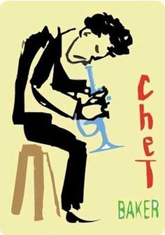 Chet Baker eroina Blues Jazz Art corno Saxaphone arte Blues Art, Chet Baker, Horn, Giclee Print, Prince, Wine, Art