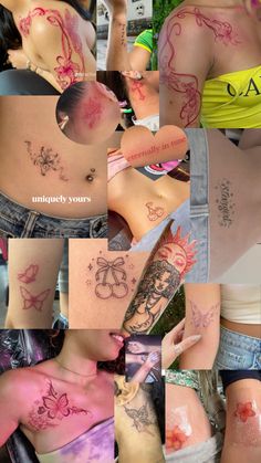 inked Cute Lower Back Tattoos, Lower Back Tattoos For Women, Y2k Tattoos, Back Tattoos For Women, Stick Poke Tattoo, Henna Inspired Tattoos, Saved Tattoo, Small Pretty Tattoos