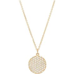 Sofer Jewelry - Pave Diamond Disc Pendant in 14K Yellow Gold Luxury Pave Setting Diamond Necklace With Round Pendant, Exquisite Round Jewelry With Diamond Accents, Exquisite Pave Setting Jewelry For Formal Occasions, Exquisite Pave Set Jewelry For Formal Events, Exquisite Jewelry With Pave Setting For Formal Occasions, Exquisite Jewelry With Pave Setting For Formal Events, Elegant Gold Diamond Necklace With Vvs Clarity, Luxury Fusion Jewelry Sets With Round Design, Elegant Gold-plated Diamond Necklace With Round Pendant